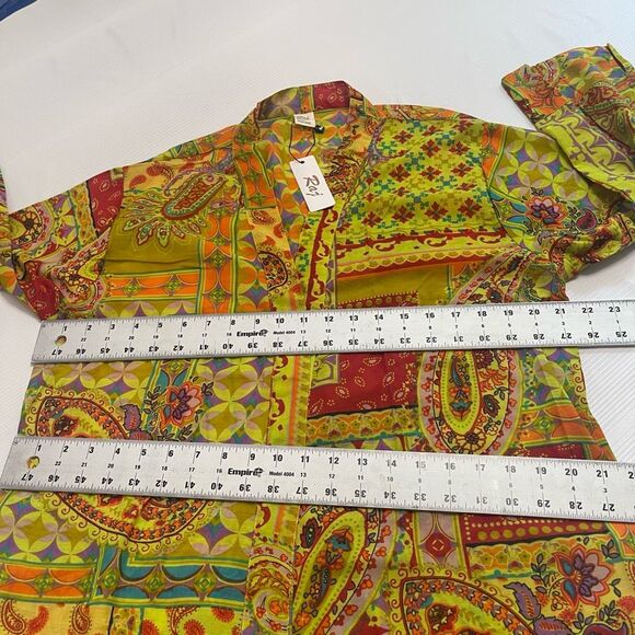 NWT RAJ Hippie Boho Chic Paisley Cardigan Duster One Size New - Picture 4 of 7